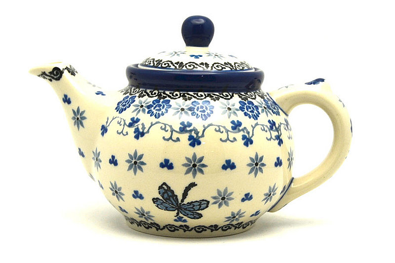 Polish Pottery Teapot - 14 oz. - Dragonfly