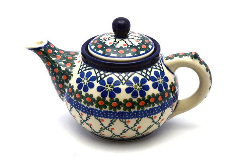 Ceramika Artystyczna Polish Pottery Teapot - 14 oz. - Primrose 120-854a (Ceramika Artystyczna)