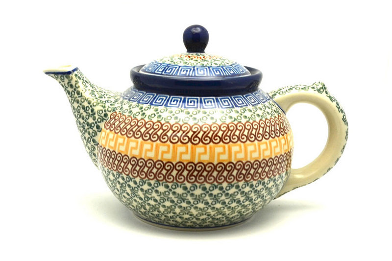 Ceramika Artystyczna Polish Pottery Teapot - 1 1/4 qt. - Autumn 060-050a (Ceramika Artystyczna)