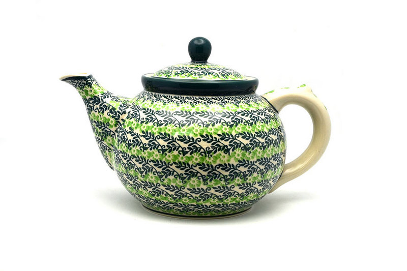 Ceramika Artystyczna Polish Pottery Teapot - 1 1/4 qt. - Irish Meadow 060-1888q (Ceramika Artystyczna)