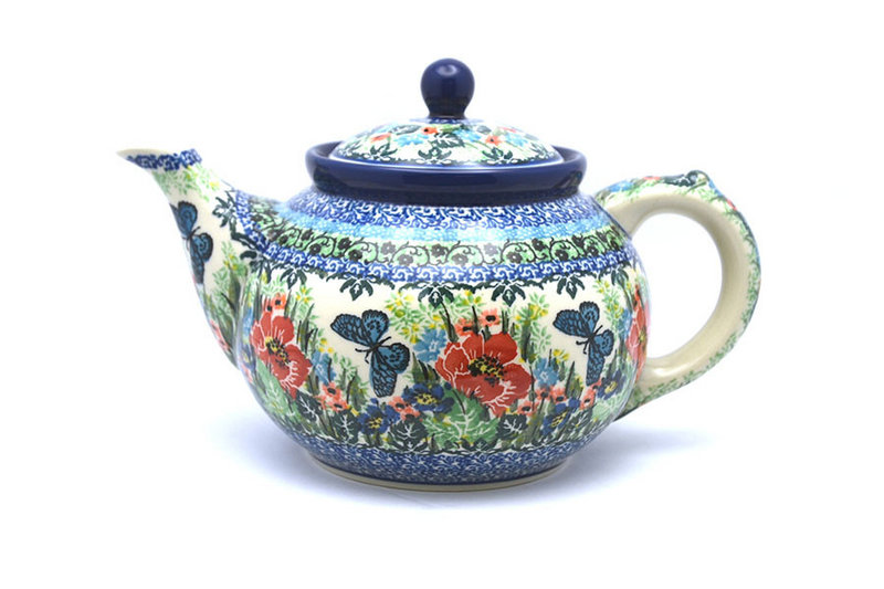Ceramika Artystyczna Polish Pottery Teapot - 1 1/4 qt. - Unikat Signature U4553 060-U4553 (Ceramika Artystyczna)