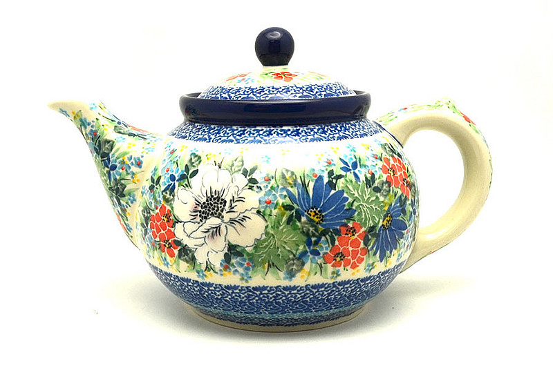 Ceramika Artystyczna Polish Pottery Teapot - 1 1/4 qt. - Unikat Signature U5156 060-U5156 (Ceramika Artystyczna)