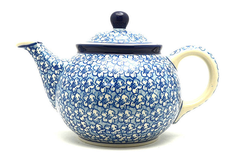 Polish Pottery Teapot - 3/4 qt. - Daisy Flurry