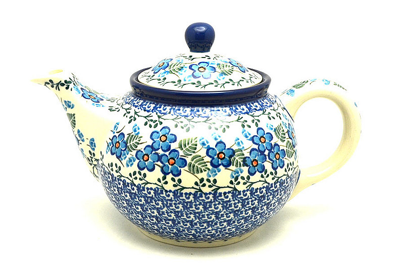 Ceramika Artystyczna Polish Pottery Teapot - 3/4 qt. - Parisian Posies 264-2272a (Ceramika Artystyczna)