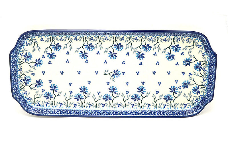 Ceramika Artystyczna Polish Pottery Tray - Appetizer - 12" - Clover Field 410-2524a (Ceramika Artystyczna)