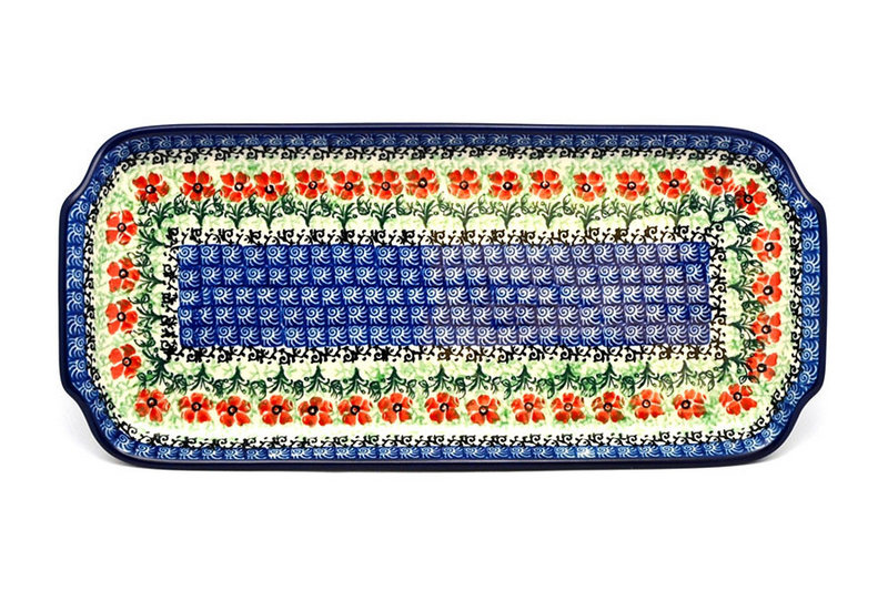 Polish Pottery Tray - Appetizer - 12" - Maraschino