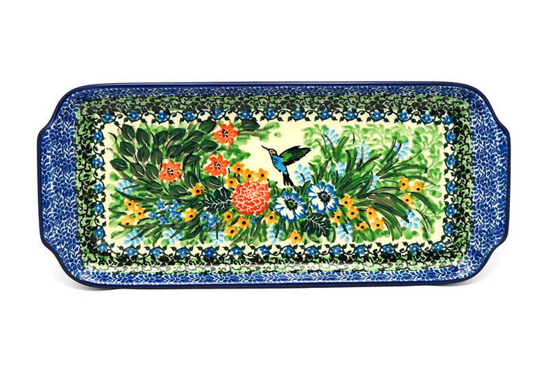 Ceramika Artystyczna Polish Pottery Tray - Appetizer - 12" - Unikat Signature U3271 410-U3271 (Ceramika Artystyczna)