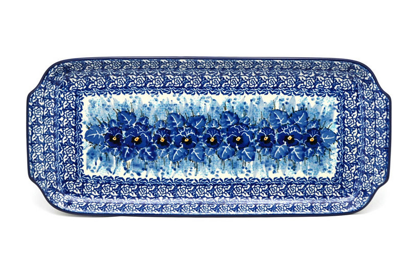 Ceramika Artystyczna Polish Pottery Tray - Appetizer - 12" - Unikat Signature U3639 410-U3639 (Ceramika Artystyczna)