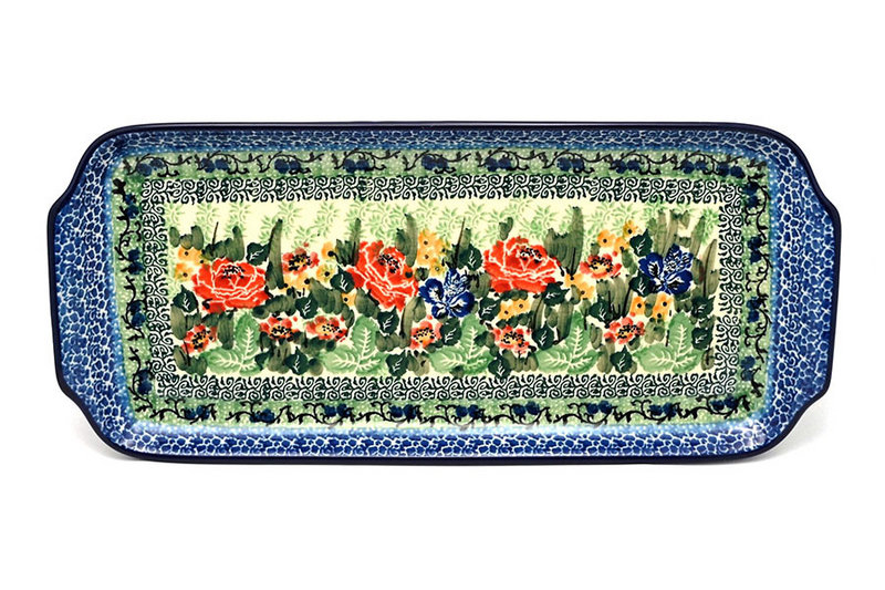 Ceramika Artystyczna Polish Pottery Tray - Appetizer - 12" - Unikat Signature U4400 410-U4400 (Ceramika Artystyczna)