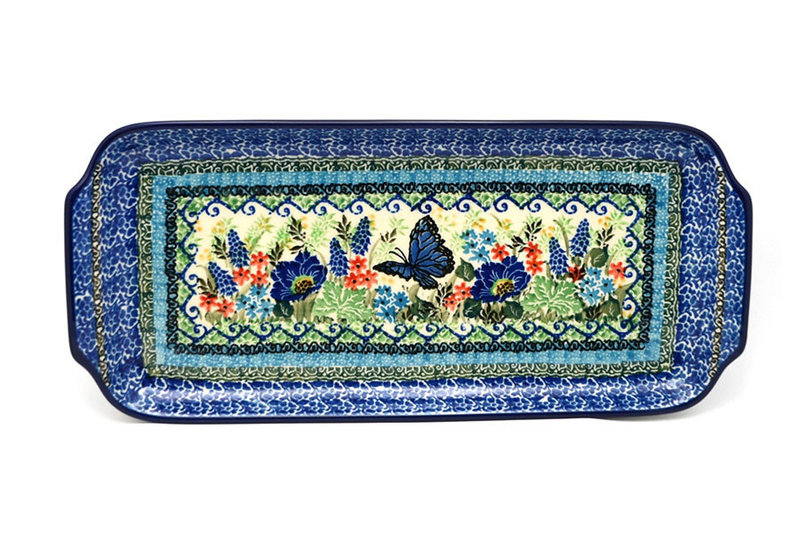 Ceramika Artystyczna Polish Pottery Tray - Appetizer - 12" - Unikat Signature U4600 410-U4600 (Ceramika Artystyczna)