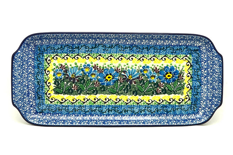 Ceramika Artystyczna Polish Pottery Tray - Appetizer - 12" - Unikat Signature U4613 410-U4613 (Ceramika Artystyczna)