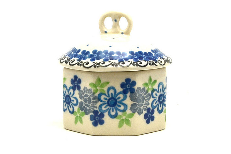 Ceramika Artystyczna Polish Pottery Trinket Box - Flower Works 110-2633a (Ceramika Artystyczna)