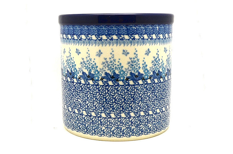 Ceramika Artystyczna Polish Pottery Utensil Holder - Blue Sage 003-3277a (Ceramika Artystyczna)