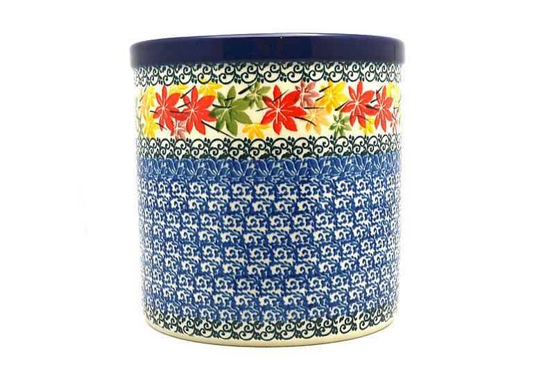 Ceramika Artystyczna Polish Pottery Utensil Holder - Maple Harvest 003-2533a (Ceramika Artystyczna)