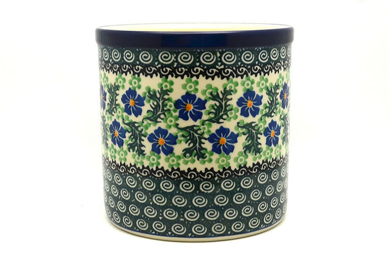 Polish Pottery Utensil Holder - Sweet Violet