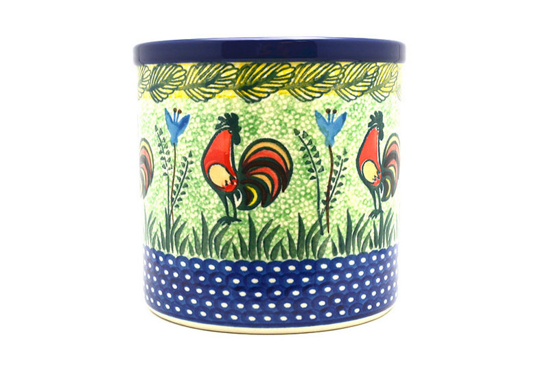 Ceramika Artystyczna Polish Pottery Utensil Holder - Unikat Signature U2663 003-U2663 (Ceramika Artystyczna)