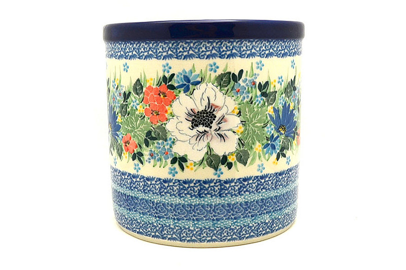Ceramika Artystyczna Polish Pottery Utensil Holder - Unikat Signature U5156 003-U5156 (Ceramika Artystyczna)