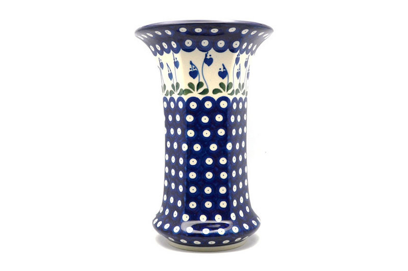 Ceramika Artystyczna Polish Pottery Vase - Large - Bleeding Heart 052-377o (Ceramika Artystyczna)