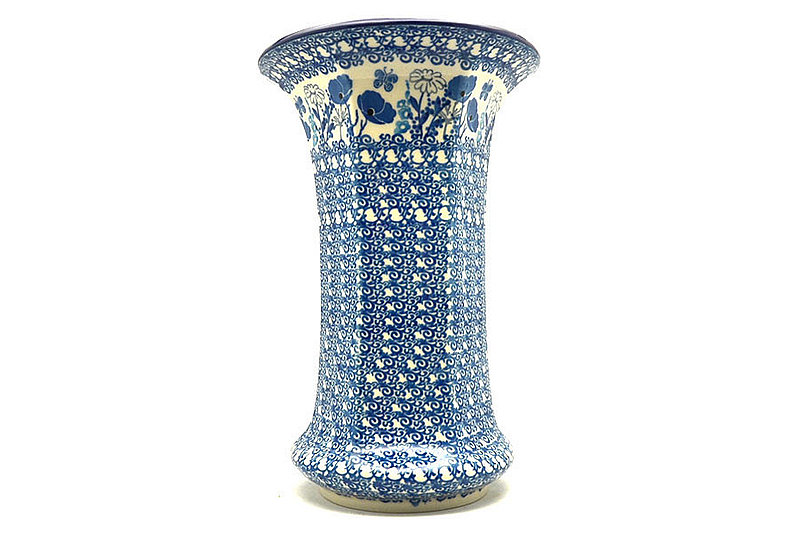 Ceramika Artystyczna Polish Pottery Vase - Large - Evening Poppies 052-2902a (Ceramika Artystyczna)