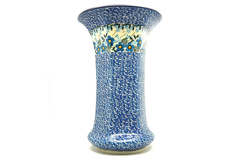 Ceramika Artystyczna Polish Pottery Vase - Large - Joyful Blue 052-2277a (Ceramika Artystyczna)