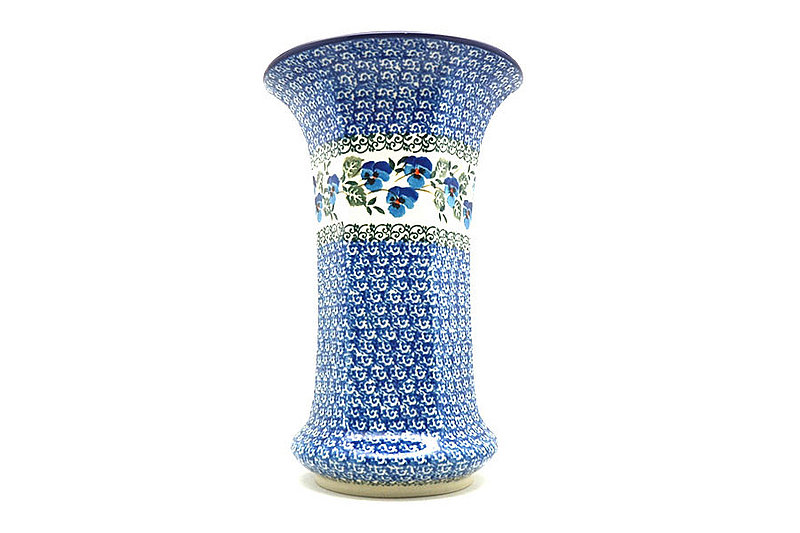 Polish Pottery Vase - Large - Winter Viola