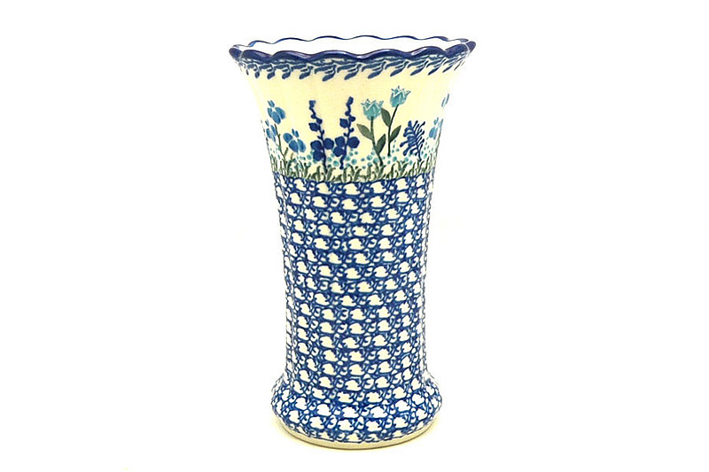 Ceramika Artystyczna Polish Pottery Vase - Medium Fluted - LIttle Gems 050-2898a (Ceramika Artystyczna)