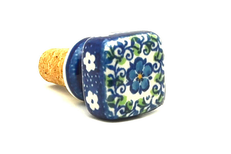 Ceramika Artystyczna Polish Pottery Wine Stopper - Calico 832-2251a (Ceramika Artystyczna)