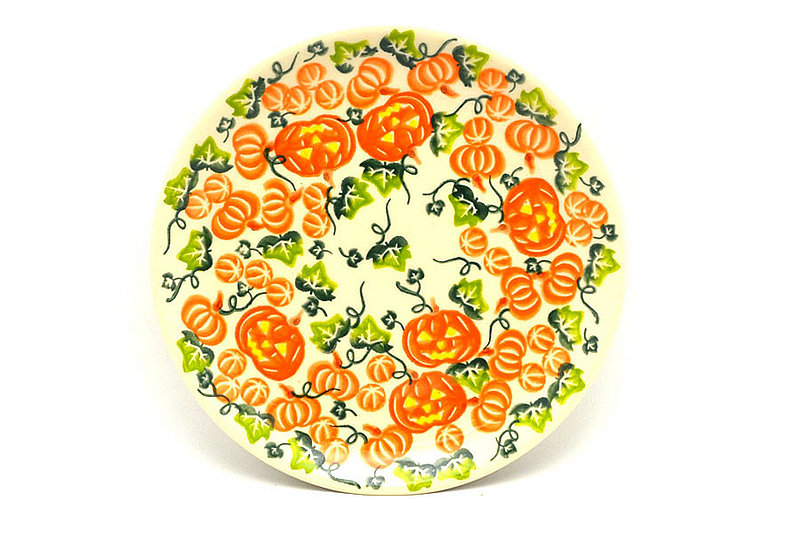 Polish Pottery Salad Plate - Vena Pumpkins