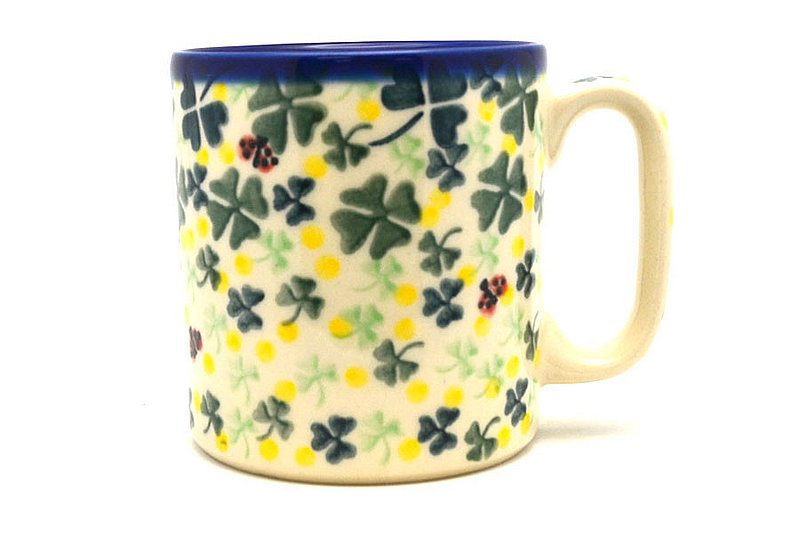 Vena Polish Pottery Straight-Sided Mug - Vena Shamrock V055-VC079 (Vena)