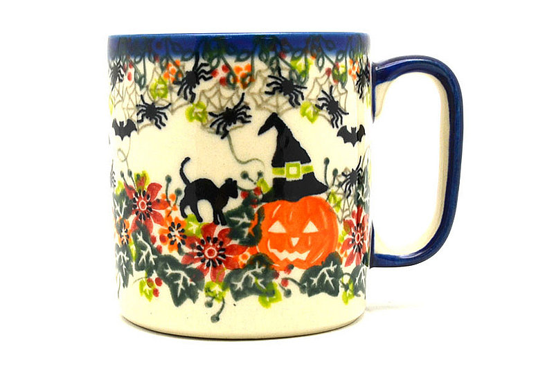 Vena Polish Pottery Straight-Sided Mug - Vena Spooky Boo Boo V055-VU630 (Vena)