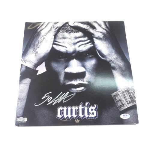 50 Cent Autographed Signed Curtis Lp Vinyl PSA/DNA Album 