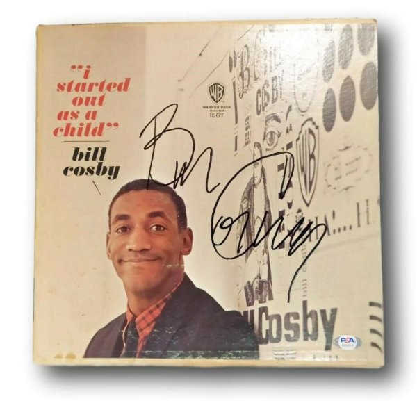 Bill Cosby Autographed Signed I Started As A Child Album PSA/DNA 