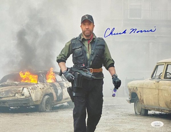 Chuck Norris Autographed Signed 11X14 Photo JSA Authentication #4 
