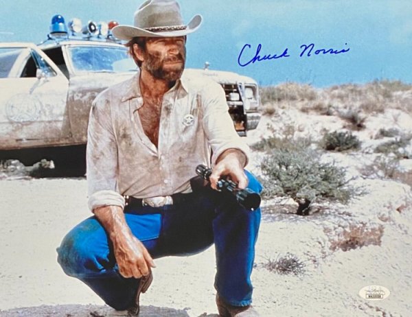 Chuck Norris Autographed Signed 11X14 Photo JSA Authentication #7 