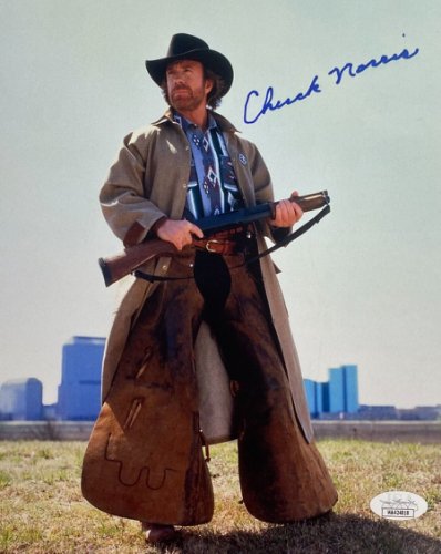 Chuck Norris Autographed Signed 8X10 Photo JSA Authentication #14 