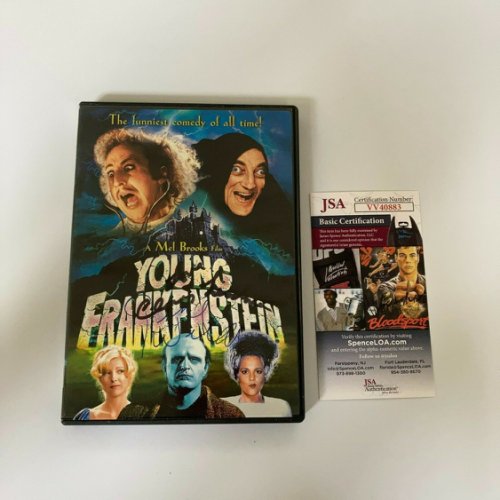 Gene Wilder Autographed Signed & Cloris Leachman Young Frankenstein Dvd Movie JSA COA 