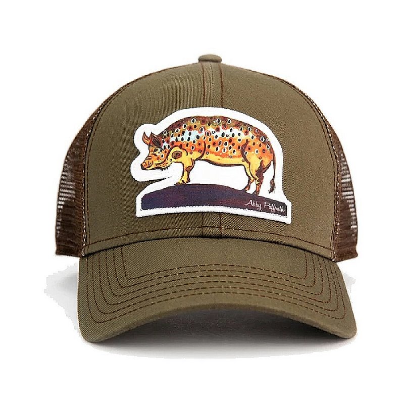 Art 4 All By Abby Paffrath New Hog Brown Lowpro Trucker Hat LPT0016 (Art 4 All By Abby Paffrath)