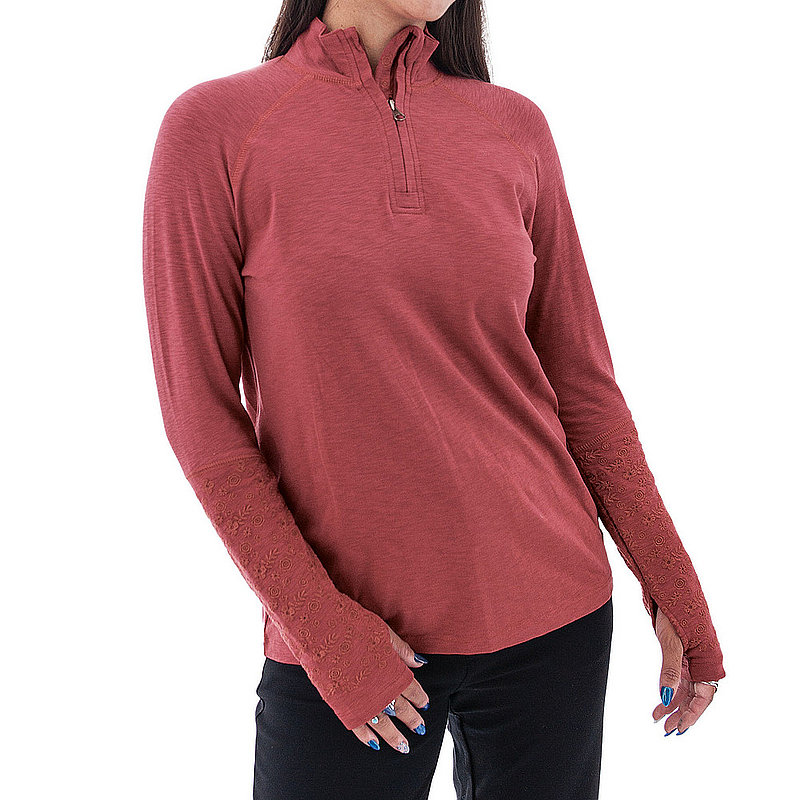Aventura Clothing Women's McIntyre 1/4 Zip Embroidered Pullover Sweater M17209 (Aventura Clothing)