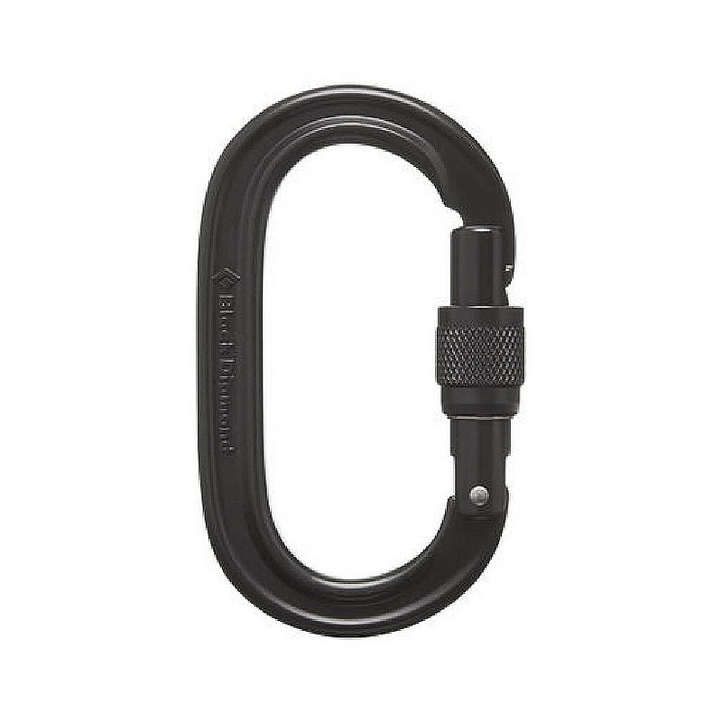 Black Diamond Equipment Oval Screwgate Carabiner BD210084 (Black Diamond Equipment)