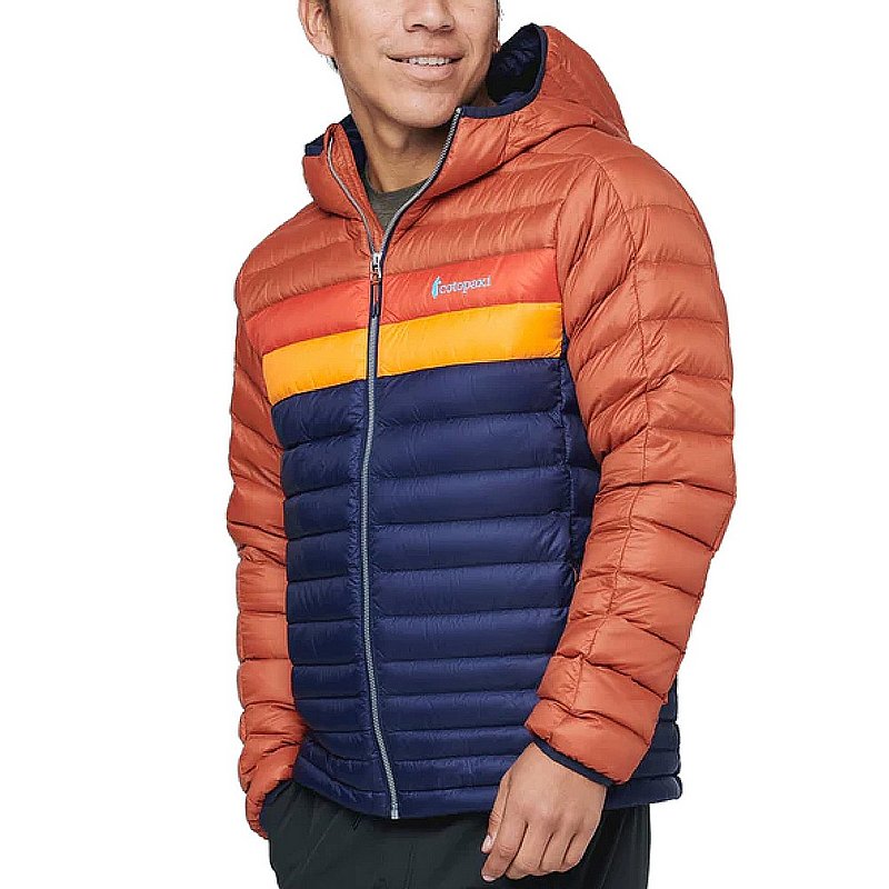 Fuego Down Hooded Jacket Spice & Maritime-S22 M