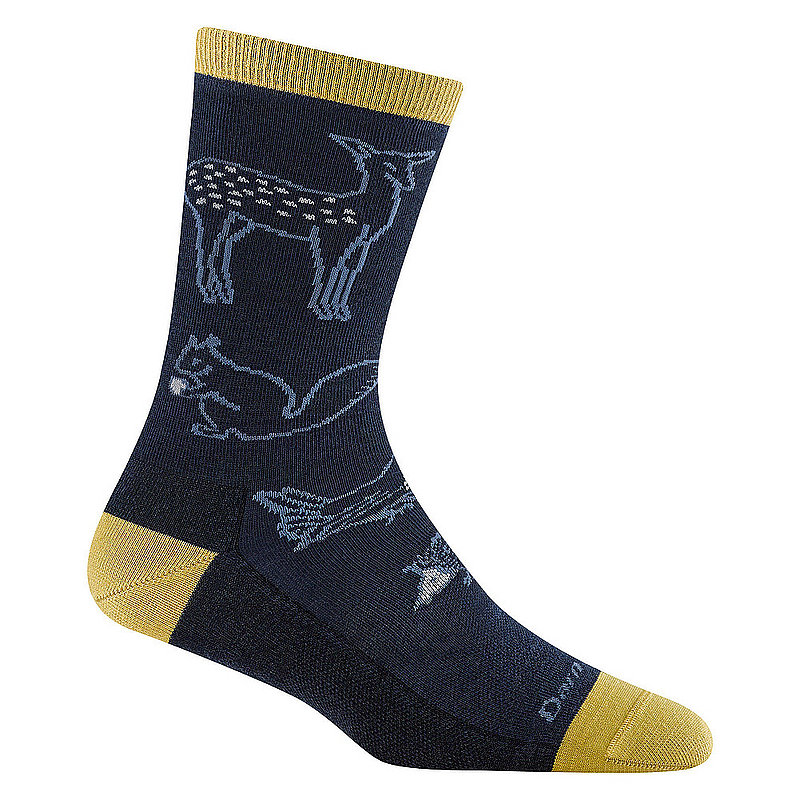 Darn Tough Women's Woodland Creatures Crew Light Socks 1678 (Darn Tough)