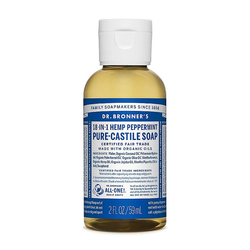 Dr. Bronner's 2 oz Liquid SoapPeppermint 371448
