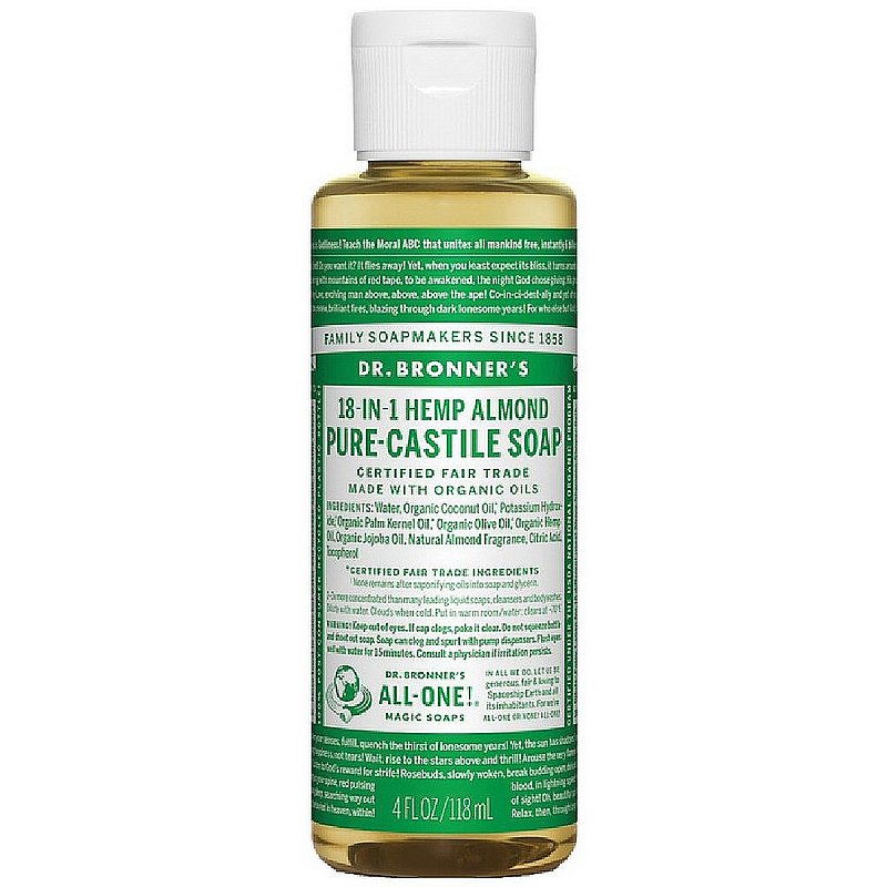 Dr. Bronner's Almond Castile Soap--4oz 371514 (Dr. Bronner's)