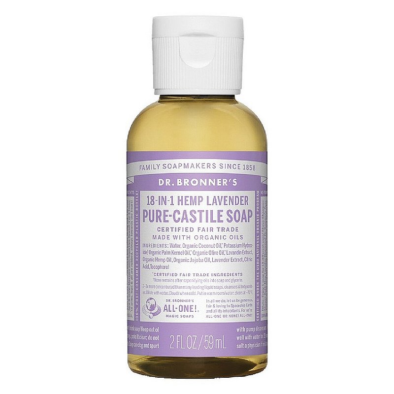 Dr. Bronner's Lavender Castile Soap--2oz 371537 (Dr. Bronner's)