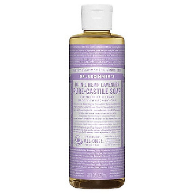 Dr. Bronner's Lavender Castile Soap--8oz 371535 (Dr. Bronner's)