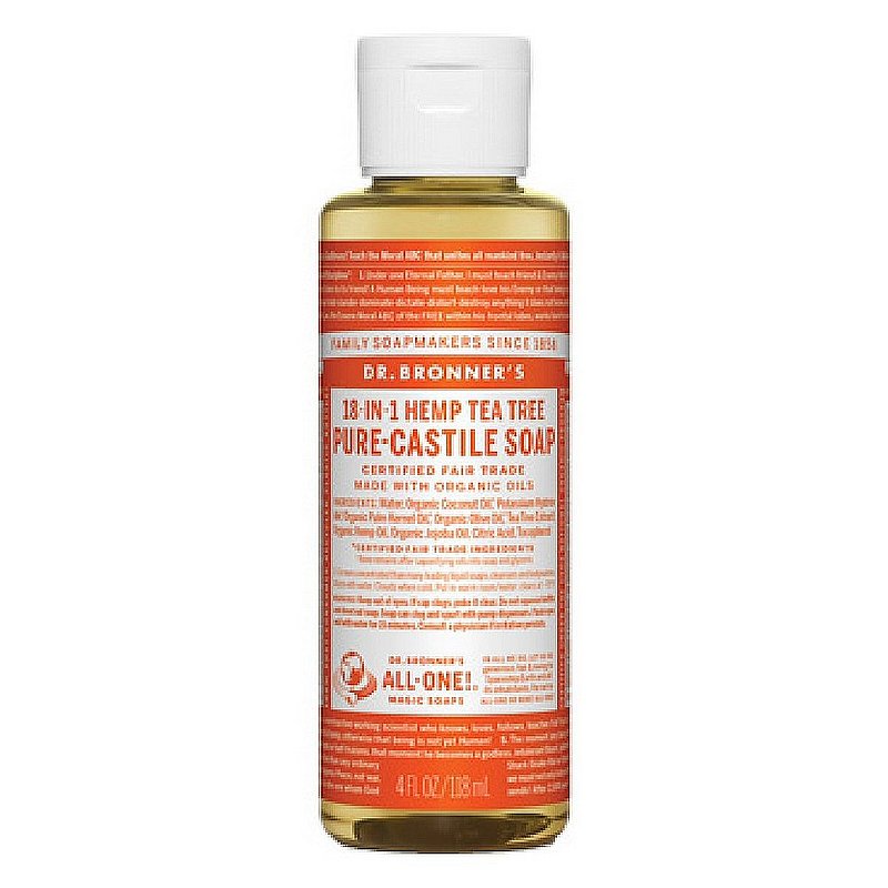 Dr. Bronner's Tea Tree Castile Soap--4oz 371555 (Dr. Bronner's)