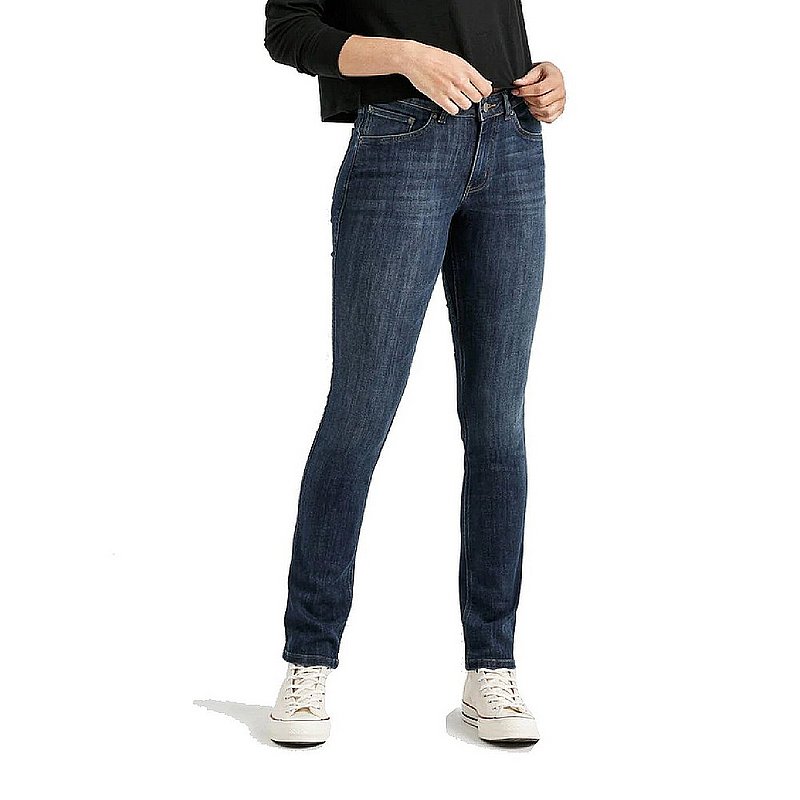 Duer Women's Performance Denim Mid Rise Slim Straight Jeans WFLS4515 (Duer)