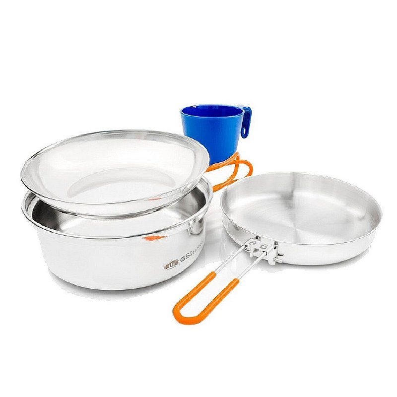 GSI Outdoors Glacier Stainless 1 Person Mess Kit 68125 (GSI Outdoors)