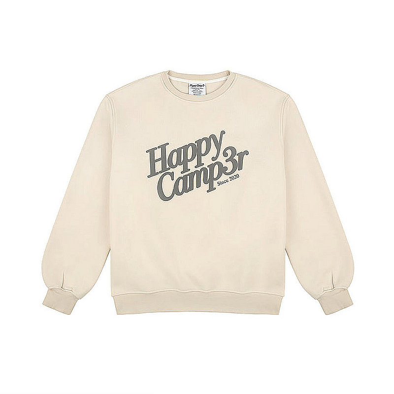 Happy Camp3r Unisex Puff Series Crewneck Sweater Z122004008-CREW (Happy Camp3r)