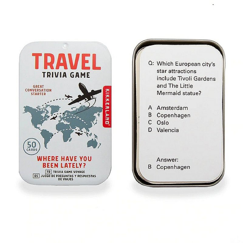 Kikkerland Travel Trivia Game GG196 (Kikkerland)